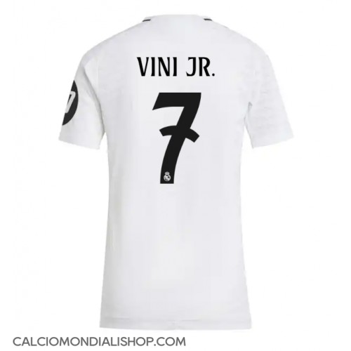 Maglie da calcio Real Madrid Vinicius Junior #7 Prima Maglia Femminile 2024-25 Manica Corta